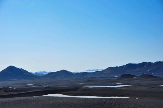 Início das highlands islandesas, no nordeste do país